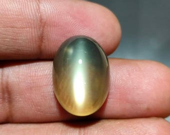 Natural Green Moonstone Oval Cabochon For Jewelry Making, High Quality Moonstone cab fire moonstone crystal