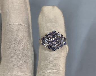 天然タンザナイト 925 シルバーリング