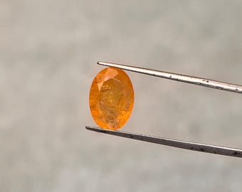 Lovely Bright Yellow Orange Imperial Topaz Gemstone, 1.62 Cts