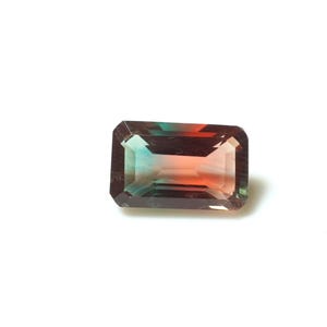 Natural Bio Color Oregon Sunstone, Emerald Cut Gemstone 6.9x4.4x3.2 MM
