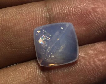 Rarest lavender quartz sugarloaf cushion cabochon from Northern Brazil mines 13×13×9 mm