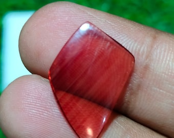 Natuurlijke rode Andesine Labradoriet platte cabochon edelsteen voor het maken van sieraden 15x20x2 mm