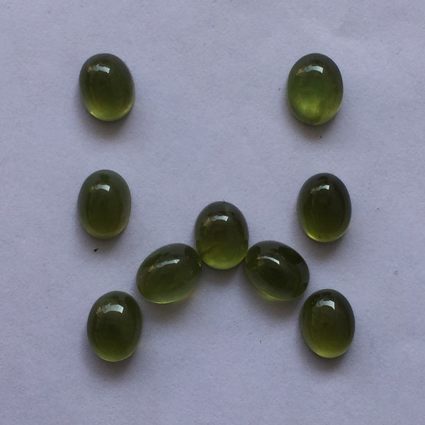 natural vesuvianite/idocrase/vesonite 8×10 mm size cabochons for jewelery making