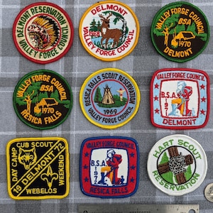 Boy Scout of America BSA Various Patches - Vintage 1950’s, 1960’s, 1970’s