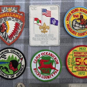 Boy Scout of America BSA Various Patches - Vintage 1950’s, 1960’s, 1970’s