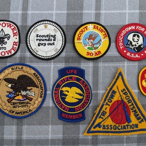 Boy Scout of America BSA Various Patches - Vintage 1950’s, 1960’s, 1970’s