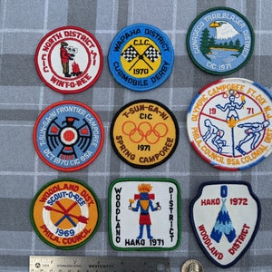 Boy Scout of America BSA Various Patches - Vintage 1950’s, 1960’s, 1970’s