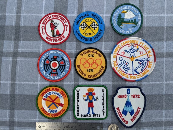 Boy Scout of America BSA Various Patches - Vintag… - image 1