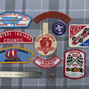 Boy Scout of America BSA Various Patches - Vintage 1950’s, 1960’s, 1970’s