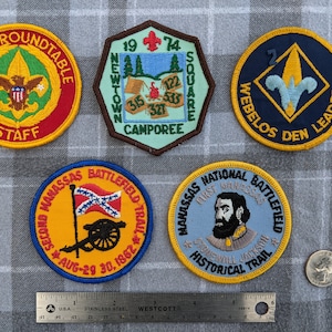 Boy Scout of America BSA Various Patches - Vintage 1950’s, 1960’s, 1970’s