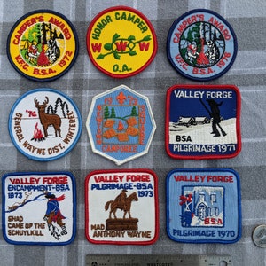Boy Scout of America BSA Various Patches - Vintage 1950’s, 1960’s, 1970’s
