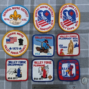 Boy Scout of America BSA Various Patches - Vintage 1950’s, 1960’s, 1970’s