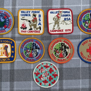 Boy Scout of America BSA Various Patches - Vintage 1950’s, 1960’s, 1970’s