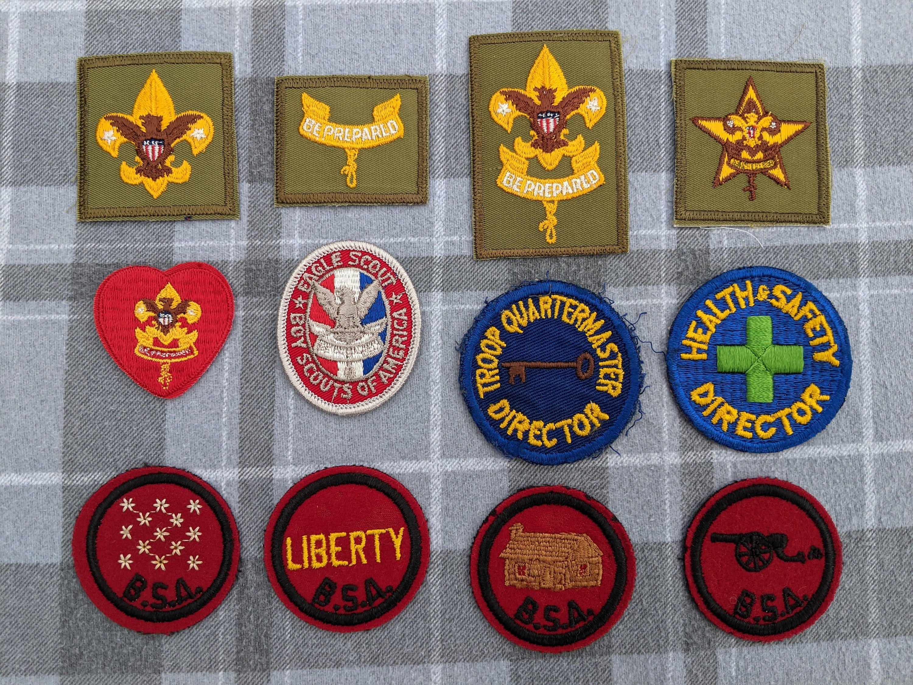 Boy Scout of America BSA Various Patches Vintage 1950’s, 1960’s, 1970