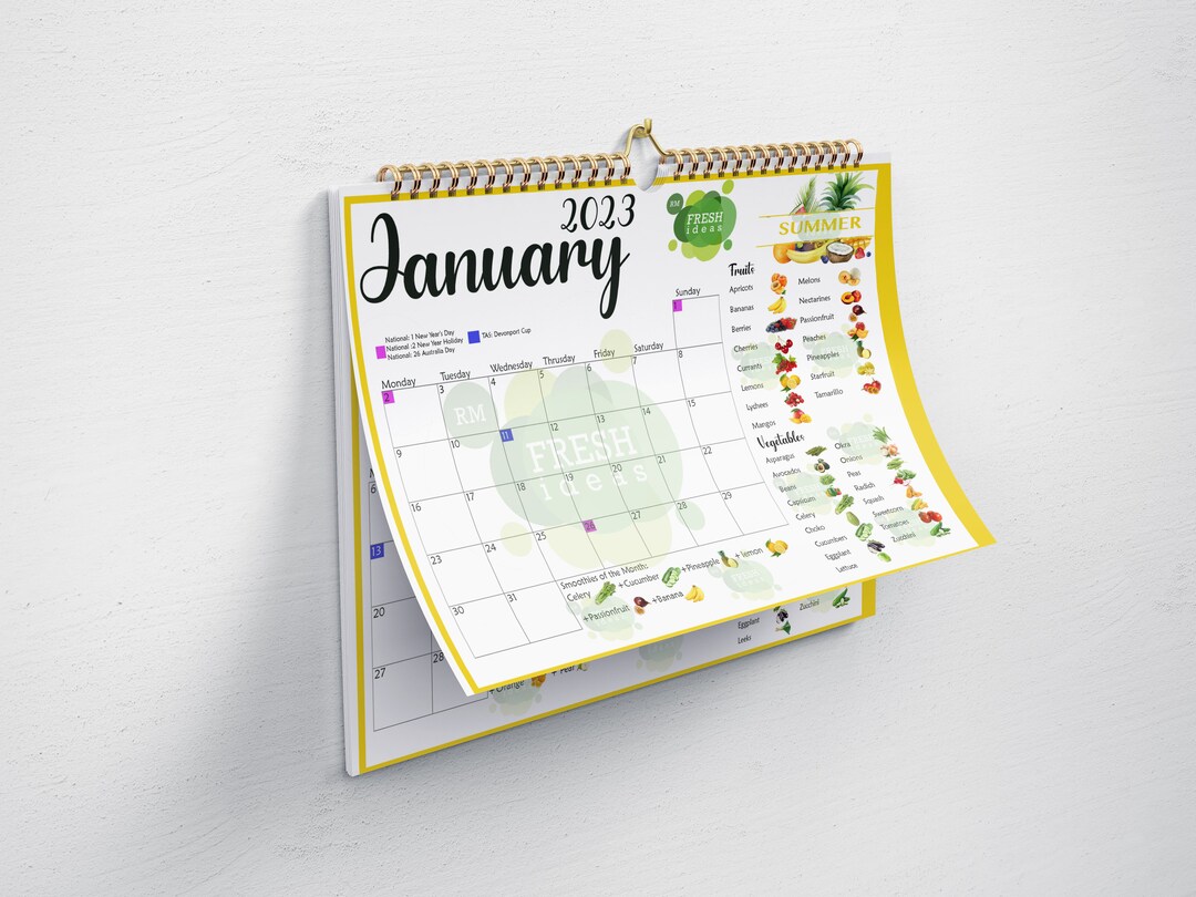 Monthly Seasonal Calendar Australia 2023 Printable Calendar Etsy UK monthly-seasonal-calendar-australia-2023-printable-calendar-etsy-uk