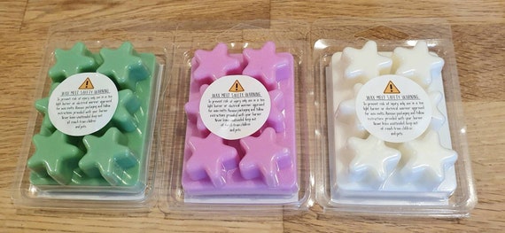 Soy Wax Melts Star Shaped Clamshell Wax Melts in Various | Etsy Soy Wax Melts Star Shaped Clamshell Wax Melts in Various | Etsy