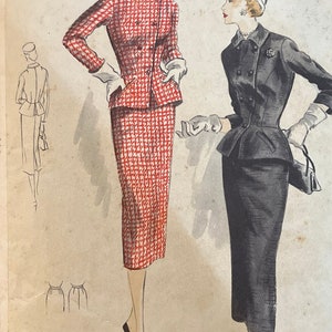 50's Pencil Dress Pattern 