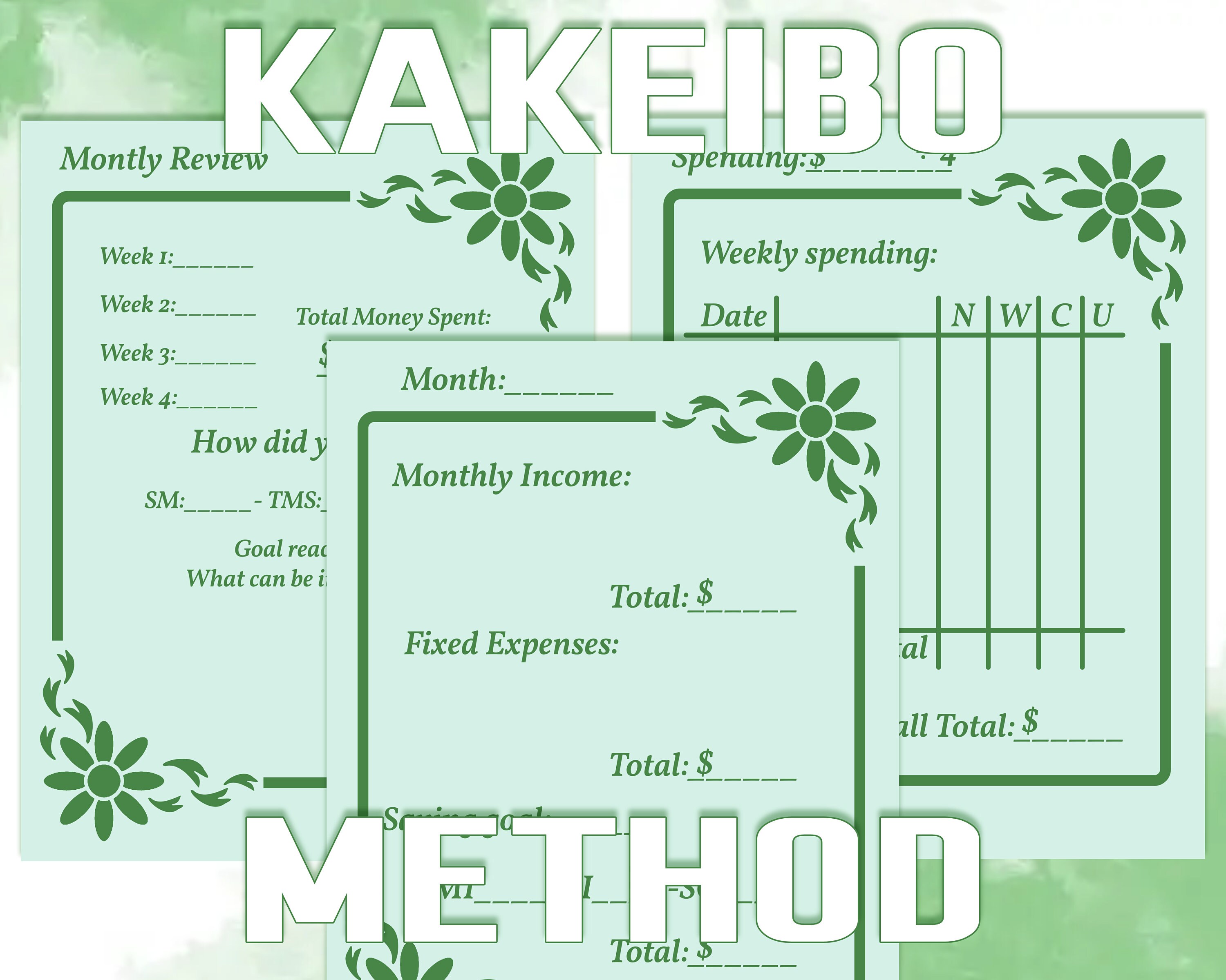 Planificador financiero de Kakebo imprimible, Diario de presupuesto de  Kakebo, Plantilla de presupuesto de Kakebo, Hoja de trabajo de Kakebo,  Diario de presupuesto, Plan de presupuesto de Kakeibo -  España