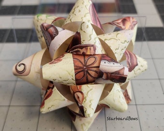 Gift bow - Classic chocolates candy Florentine paper gift bow