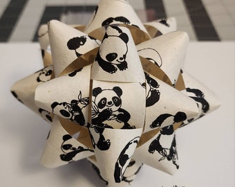 Big Gift bow - panda lokta paper big bow