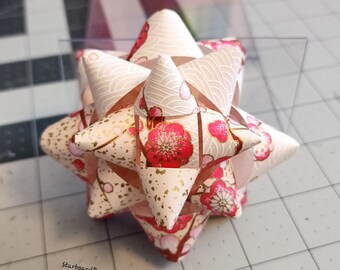 Gift bow - light pink cherry blossom chiyogami gift bow