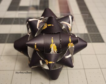 Gift bow - Freddie Mercury print paper gift bow