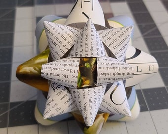 Big Gift bow - Upcycled Cooking Magazine Gift Bow