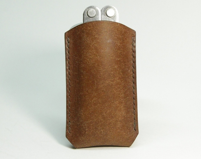 Leatherman Bond - PST II  Pocket carry sheath - leather pocket sheath