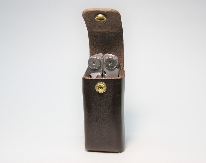 Rugged sheath - Leatherman Arc Wave/Wave+  Charge+   Super Tool - 300 Core  PST - leather belt case - Full grain leather - riveted fasteners