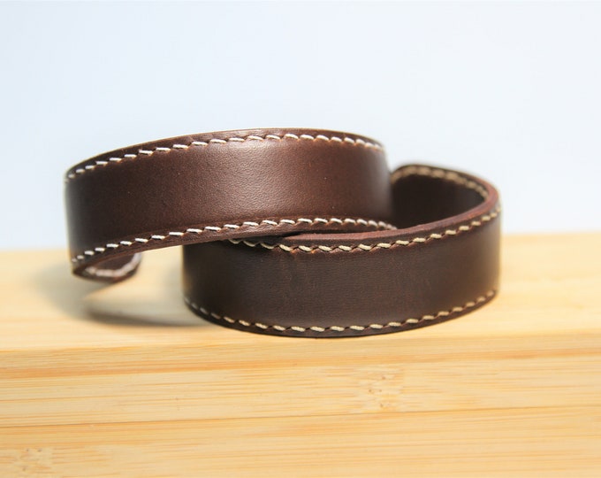 Leather Bracelet / Leather cuff bracelet / Wrapped leather bracelet /Adjustable leather bracelet / Men's bracelet / Women's bracelet