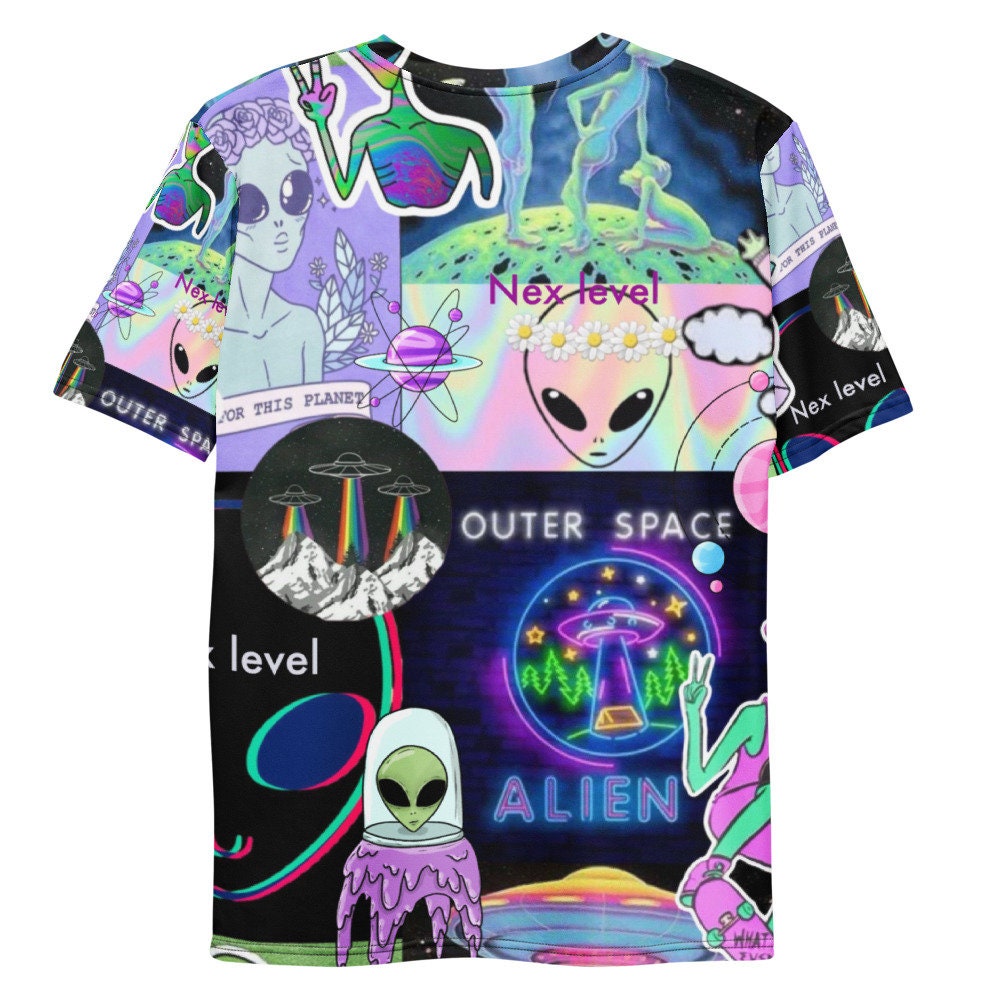 Alien Vibes psicodélico trippy hombres y mujeres - Etsy España