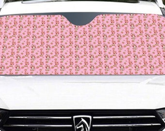 Strawberry * vintage 80’s cartoon * Windshield Sunshade protection for your car | 145cm(57.1”) retro vibes * nostalgia