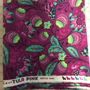 Tissu rose tula * De La Luna * Vénus *