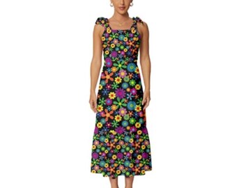 Flower power * 60’s & 70’s vibes * boho hippie dress * woman’s long maxi dress * festival fashion * summer of love vibes