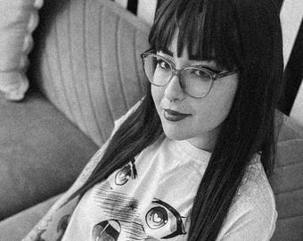 Cutie Nerd DTLA Art Model Photo Set (5 HD Digital Photos, Boudoir)