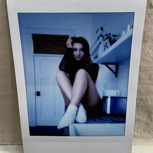 Art model Instax Mini film lingerie print (no.9)