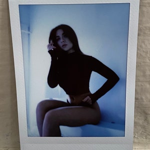 Art model Instax Mini film lingerie print (no.2)