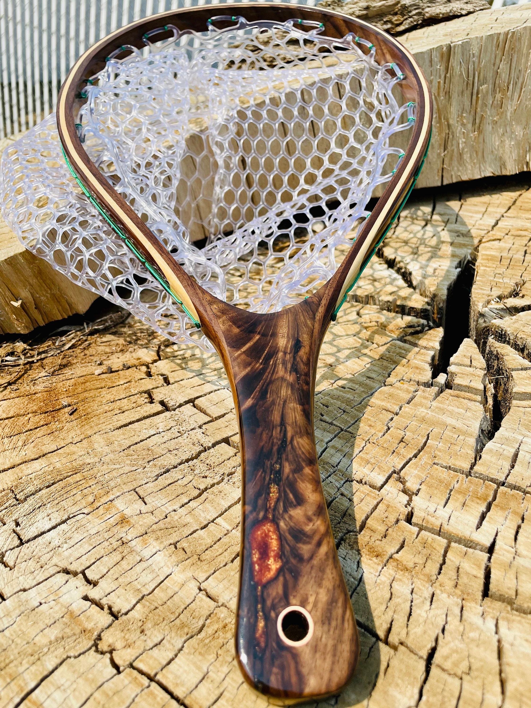 custom wood fly fishing net Custom Handmade Wood Landing Nets