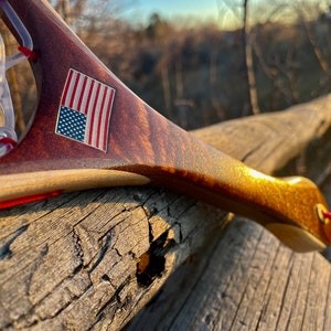 Custom handmade wood landing nets