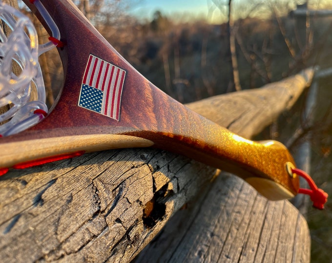 Custom handmade wood landing nets