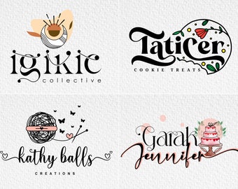 I will create custom logo design and branding kit for business, minimalist logo, business logo, custom hand drawn logo, Personalized Logo