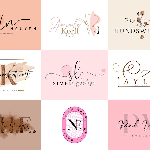 I will create custom logo design and branding for business, custom logo designs for small business, logos and branding