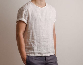 100% Hemp Mens T-Shirts Short Sleeve Mens Tee  Hemp Clothing Eco Friendly