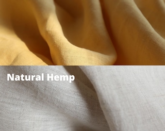 280cm Width 100% Hemp Fabric Hemp Clothing Eco Friendly