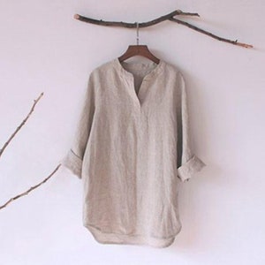 100% Hemp Shirts for Women V Neck  Hemp Clothing Eco Friendly