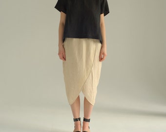 100% Hemp Midi Skirts-Womens Skirts |The More Hemp Hemp Clothing Eco Friendly