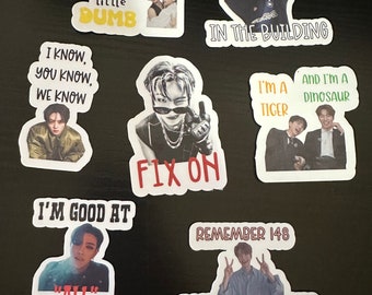 Kpop famous phrases stickers