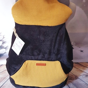 Schwarze Tragetasche / Waffelfarben zur Auswahl. Universal. Mit optionaler wasserdichter Abdeckung
