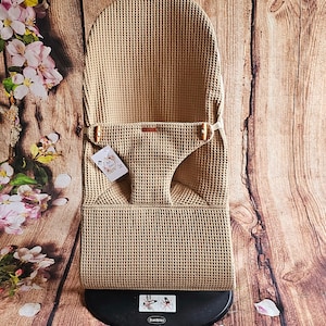 Complete hoes voor Babybjorn wipstoel #13 Waffle Camel - VERVANGT het origineel