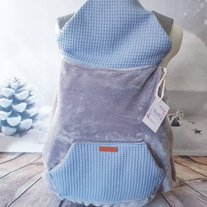 Universal GRAY carrying cover for any baby carrier backpack image 2